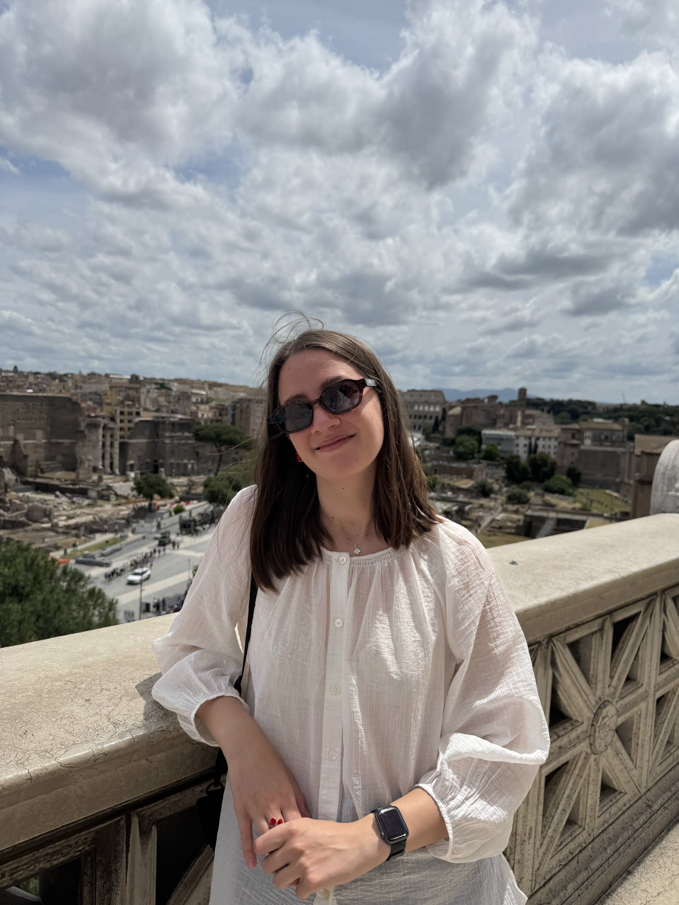 Polina Alekseeva in Rome